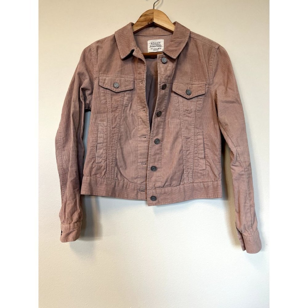 Ashley by 26 International Blush Pink Corduroy Jacket S - Picture 5 of 10